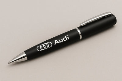 Audi Logo Pen – Luxury Black Metal Ballpoint for Audi Enthusiasts