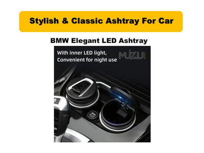 BMW Elegant LED Ashtray – Stylish Car Ashtray with LED Light