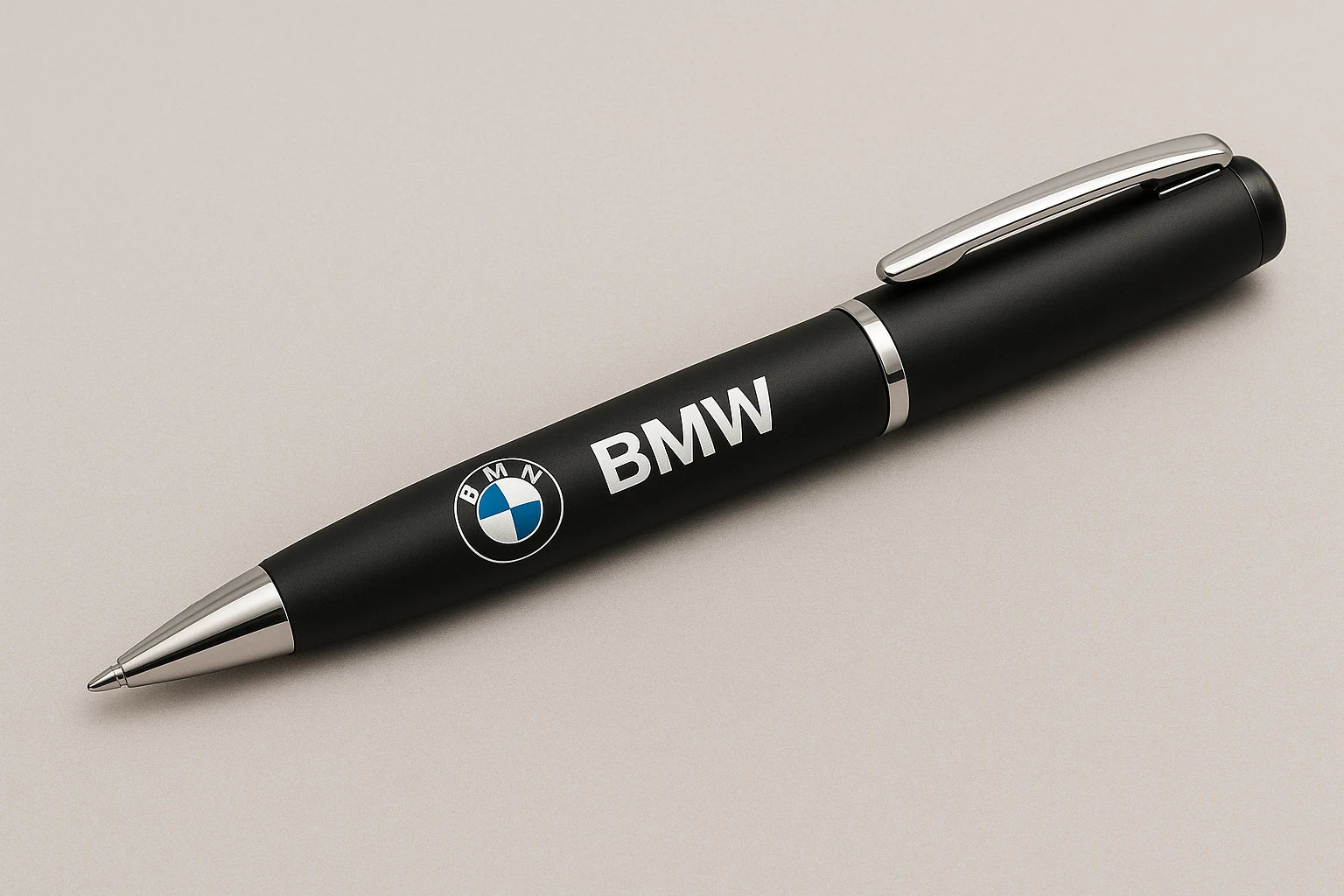 BMW Prestige Ballpoint Pen – Black & Silver Edition