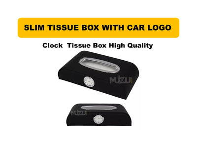 Clock Design Tissue Box – Premium Quality, Stylish & Durable Home & Car Accessory