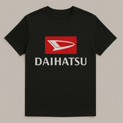 Daihatsu Logo T-Shirt – Classic Black Cotton Tee for Japanese Car Fans