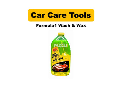 Formula 1 Wash & Wax Car Shampoo | Deep Cleaning & High Gloss Shine