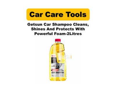 Getsun Car Shampoo 2L | Powerful Foam, Deep Cleaning & Long-Lasting Shine