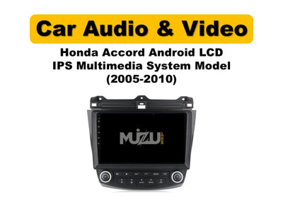 Honda Accord Android LCD Panel 2005–2010 | IPS Touchscreen Multimedia System