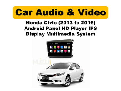 Honda Civic Android Panel 2013–2016 | HD IPS Touchscreen Multimedia System