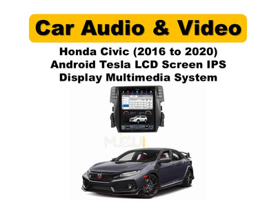 Honda Civic Tesla Android Screen 2016–2020 | IPS LCD Touchscreen Multimedia System