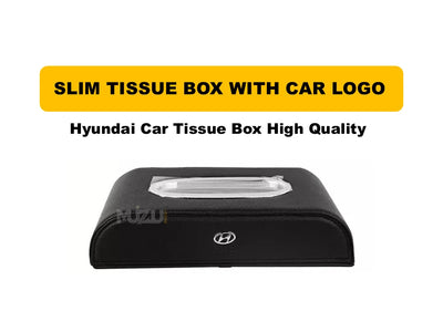 Hyundai Car Logo Tissue Box – Premium Quality, Stylish & Durable Car Accessory