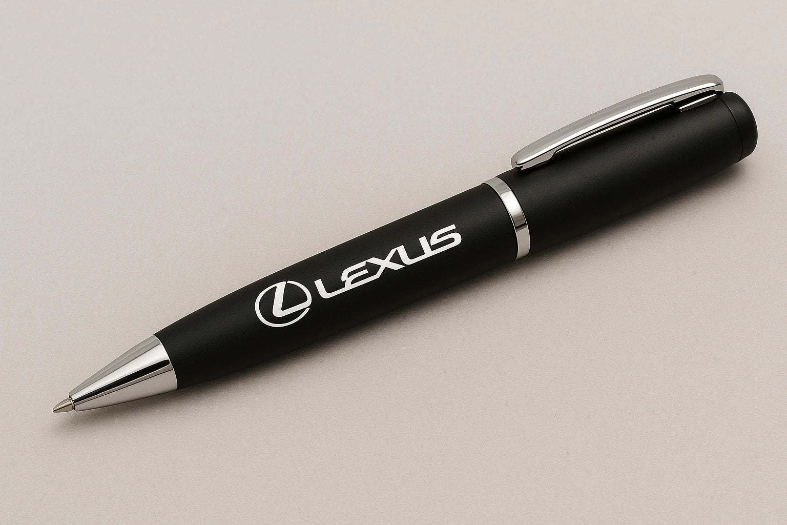 Lexus Logo Pen – Premium Black Metal Ballpoint for Refined Writing