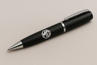 MG Logo Pen – Premium Black Metal Ballpoint for Car Enthusiasts