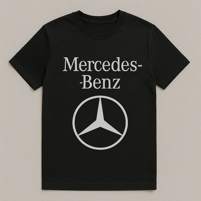 Mercedes-Benz Logo T-Shirt – Premium Black Cotton Tee for Luxury Auto Enthusiasts