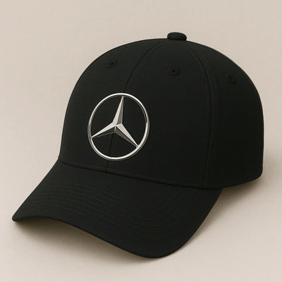 Mercedes-Benz Star Logo Cap – Luxury Car Hat in Black