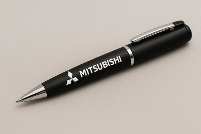 Mitsubishi Logo Pen – Premium Black Metal Ballpoint for Auto Enthusiasts