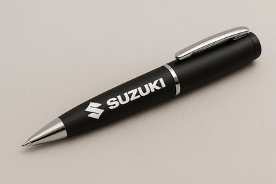Suzuki Logo Pen – Premium Black Metal Ballpoint