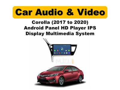 Toyota Corolla Android Panel 2017–2020 | HD IPS Touchscreen Multimedia System