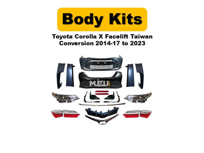 Toyota Corolla X Facelift Taiwan Conversion Kit (2014–2017 to 2023 Model Upgrade)
