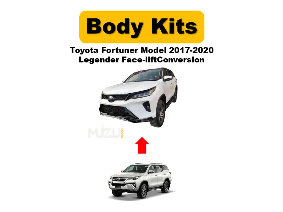 Toyota Fortuner 2017–2020 Legender Face-Lift Conversion Kit – Complete A+ Quality Set