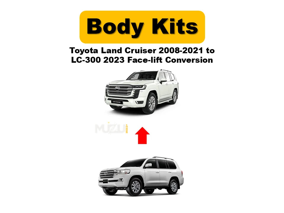 Toyota Land Cruiser 2008–2021 to LC300 2023 Face-Lift Conversion Kit – Complete Set