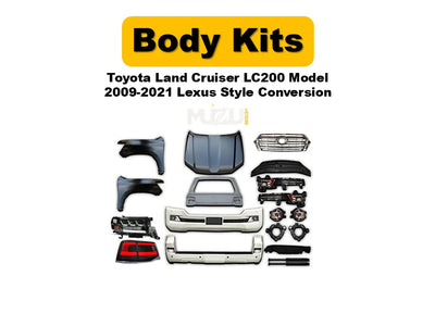 Toyota Land Cruiser LC200 2009–2021 Lexus Style Face-Uplift / Conversion Kit – Complete Set