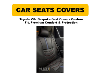 Toyota Vitz Bespoke Seat Covers – Custom Fit, Premium Comfort & Protection