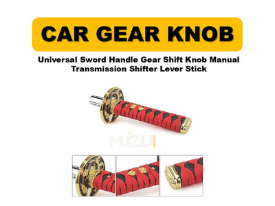 Universal Sword Handle Gear Shift Knob – Manual Transmission Shifter Lever Stick