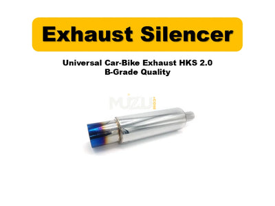 Universal Car-Bike Exhaust HKS 2.0 – B-Grade Quality
